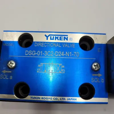 New | in-Stock YUKEN YUKEN SOLENOID DIRECTIONAL VALVE DSG-01-3C2-D24-N1-70 Pump & Valve Parts | ND Industrial Surplus #1216614