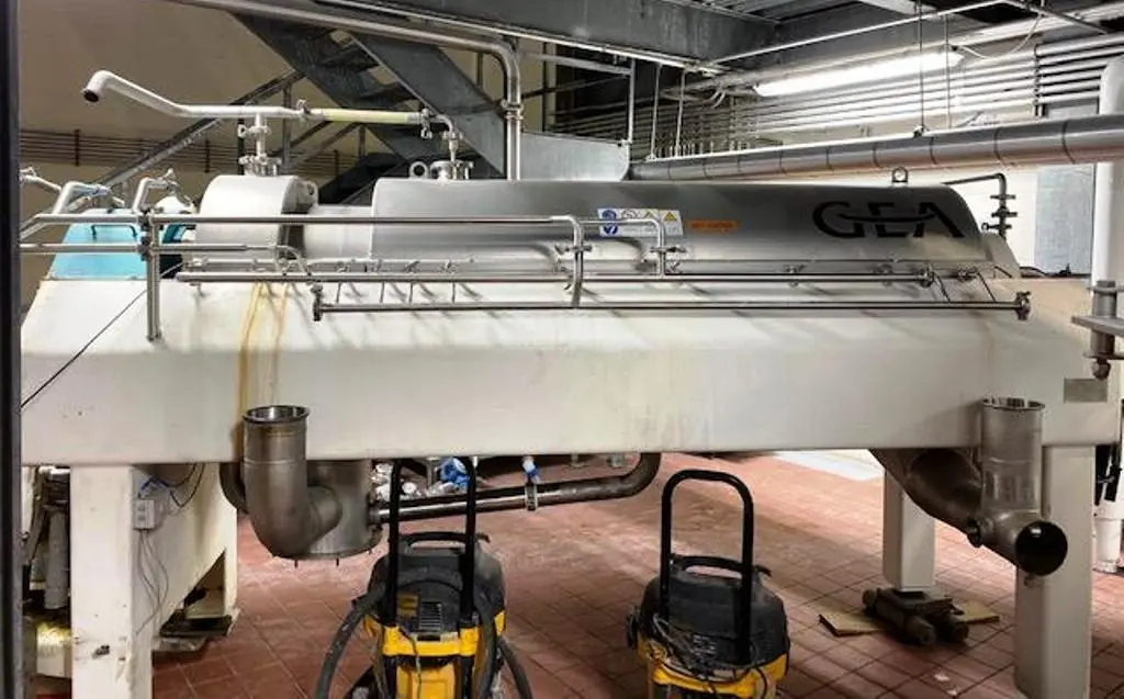 Westfalia CB 458-00-30 sanitary decanter centrifuge, 316SS.