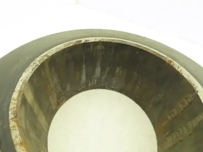 13-1/4"x 5-1/2"x 8" Press-On Forklift Tire Polyurethane Smooth Cushothane Black