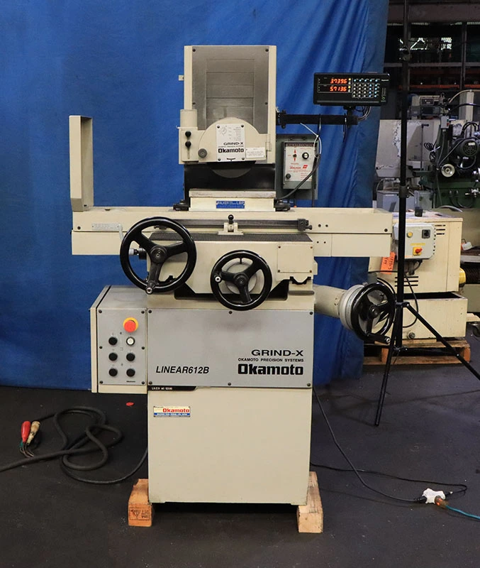 Used 2015 Okamoto L6.12B, 2015, 2X DRO, EMC, Reciprocating Surface Grinders New Jersey US | Machinery Values #1266778