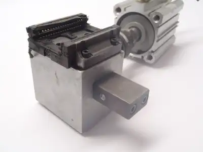Used SMC COMPACT CYLINDER, PNEUMATIC CYLINDER W/ FLOATING JOINT Pneumatic Cylinders | Maverick Industrial Sales #1109618