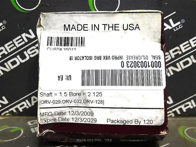 Inpro/Seal 1718-A-22334-5 Bearing Isolator A04951A84 Shaft 1.5 Bore 2.125 New