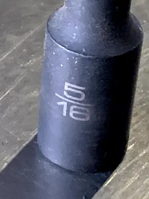 MATCO TOOLS "ADV" BDP106V, 3/8" DRIVE, 5/16" IMPACT SOCKET, 2.5" DEEP 6 POINT.
