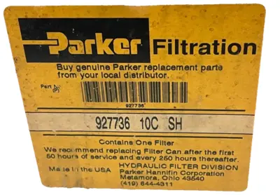NEW PARKER 927736-10C-SH HYDRAULIC FILTER 92773610CSH