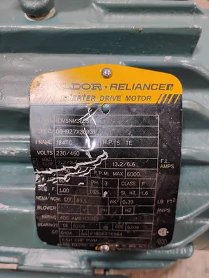 BALDOR RELIANCE IDVSNM3665T Motors | ESS Industrial Equipment Sales (6)