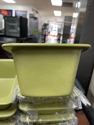 New | in-Stock GET New G.E.T. Bugambilia Green Resin Coated Aluminum Salad Bar Deli Buffet Bowl Pans Illinois US | Falcon Restaurant Supply #1375889