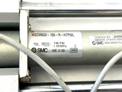 Used SMC MGCMB20-150-R-H7PWL Pneumatic Cylinders Michigan US | Maverick Industrial Sales #1390613