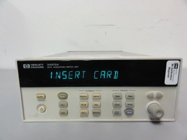 Used HP 34970A Data Acquisition and Logging, Multimeter Systems Connecticut US | BG Industrial Surplus #473261