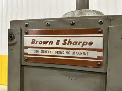 5" X 10"" BROWN & SHARPE MODEL #510 HORIZONTAL HYDRAULIC SURFACE GRINDER: STOCK #22044