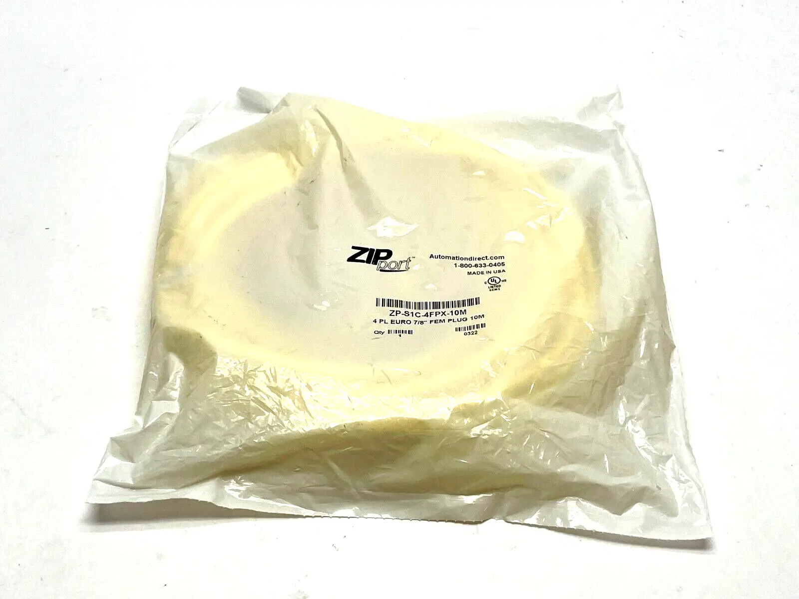 ZP-S1C-4FPX-10M | Automation Direct ZIP port  Connection Cable 10m Length - New
