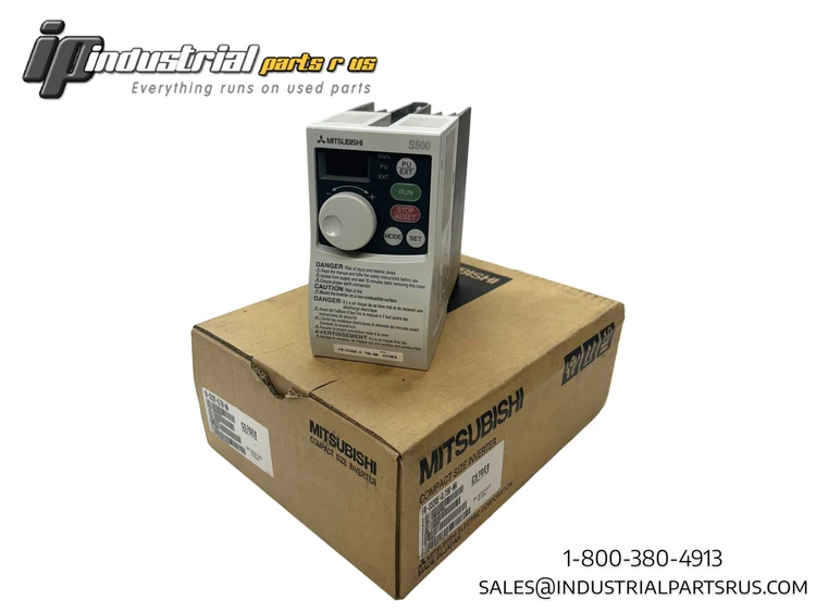 New | in-Stock MITSUBISHI FR-S520E-0.75K-NA Variable Speed Drives Kentucky US | Industrial Parts R Us Inc. #758856