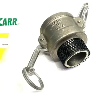 6795K132 | Stainless Steel Cam-and-Groove Hose Coupling 2-Lever 1-1/2 NPT Male - New