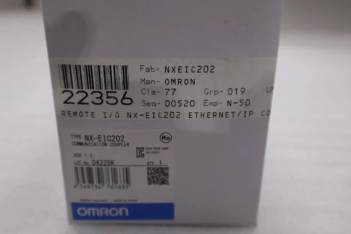 Omron Communication Coupler NX-EIC202 - NEW SEALED - STOCK GF535A