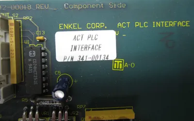 USED ENKEL CORPORATION 341-00134 PC BOARD 34100134