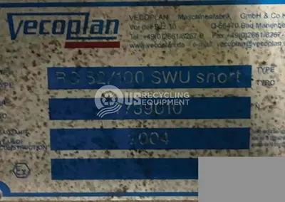 Used 2004 VECOPLAN RG52-100 SHREDDER SYSTEM WITH CONVEYOR & DUST COLLECTOR Shredders Texas US | US Recycling Equipment #1566555