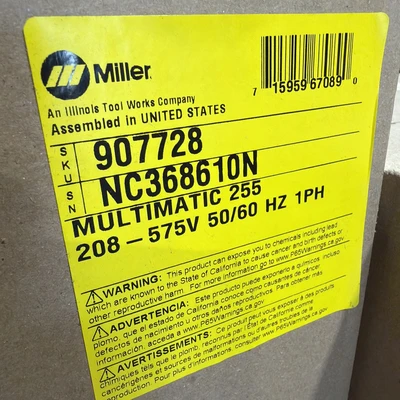 NEW Miller 907728