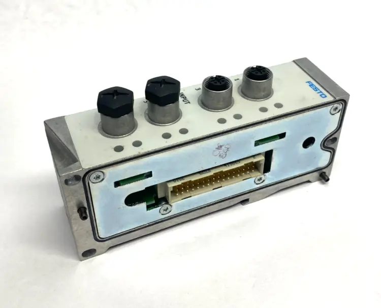 Used FESTO ELECTRICAL INPUT MODULE 8-INPUTS 175555 PLC Input & Output | Maverick Industrial Sales #1102320