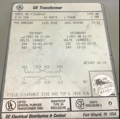 USED GENERAL ELECTRIC 9T51B0013
