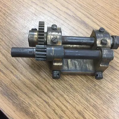 2218-385 Antique Holtzapffel Horizontal Slide Milling Attachment for Ornamental Turning Lathe