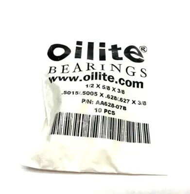 NEW OILITE SINTER. BRONZE IMPREGNATED SLEEVE 0.5 X 0.625 X 0.375