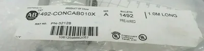 NEW ALLEN BRADLEY 1492-CONCAB010X 1.0M LONG PRE WIRED CABLE 1492CONCAB010X