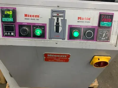 Nicem-Matic Model P-400 Rubber Mold Vulcanizer, S/N: 4500