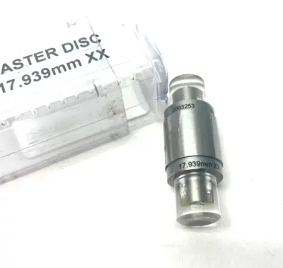 USED MAHR STEEL XX MASTER DISC 17.939MM