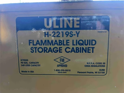 Used ULINE H-2219S-Y Hazardous Storage Units California US | MachineryMax #1337454