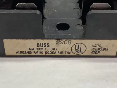 Used BUSSMAN 2968 Miscellaneous Equipment (Electrical & Power) | Surplus Asset Holdings #1192334