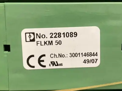 Used PHOENIX CONTACT FLKM 50 Valves/Fittings Ohio US | Surplus Asset Holdings #1239146