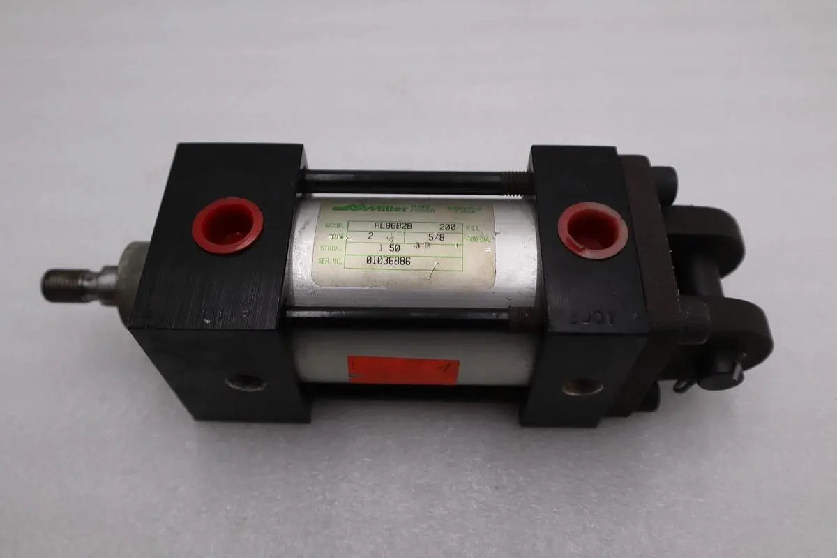 NEW OPEN BOX Miller AL86B2B Pneumatic Cylinder 200PSI STK H1537A
