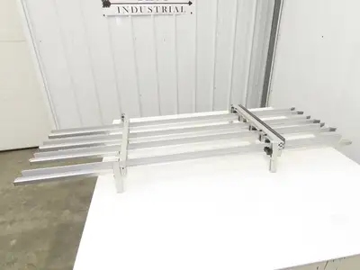 Dorner 2200 Series 18"W x 60"L Conveyor Bed Lane Guides Adj Small Parts Divider