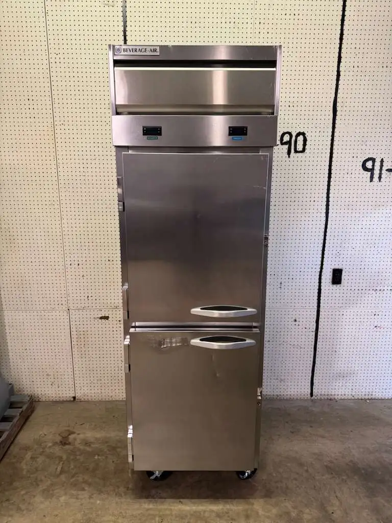 Used Beverage Air Used Beverage-Air PRF12-12HC-1HS Half Door Dual Temperature Reach-In 115V - WO1 Refrigerators Illinois US | Falcon Restaurant Supply #1375176