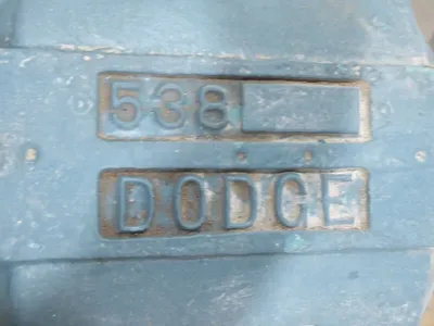 Dodge 039219 538 Split Case Pillow Block Bearing Housing 5-15/16" -6" Bore Used
