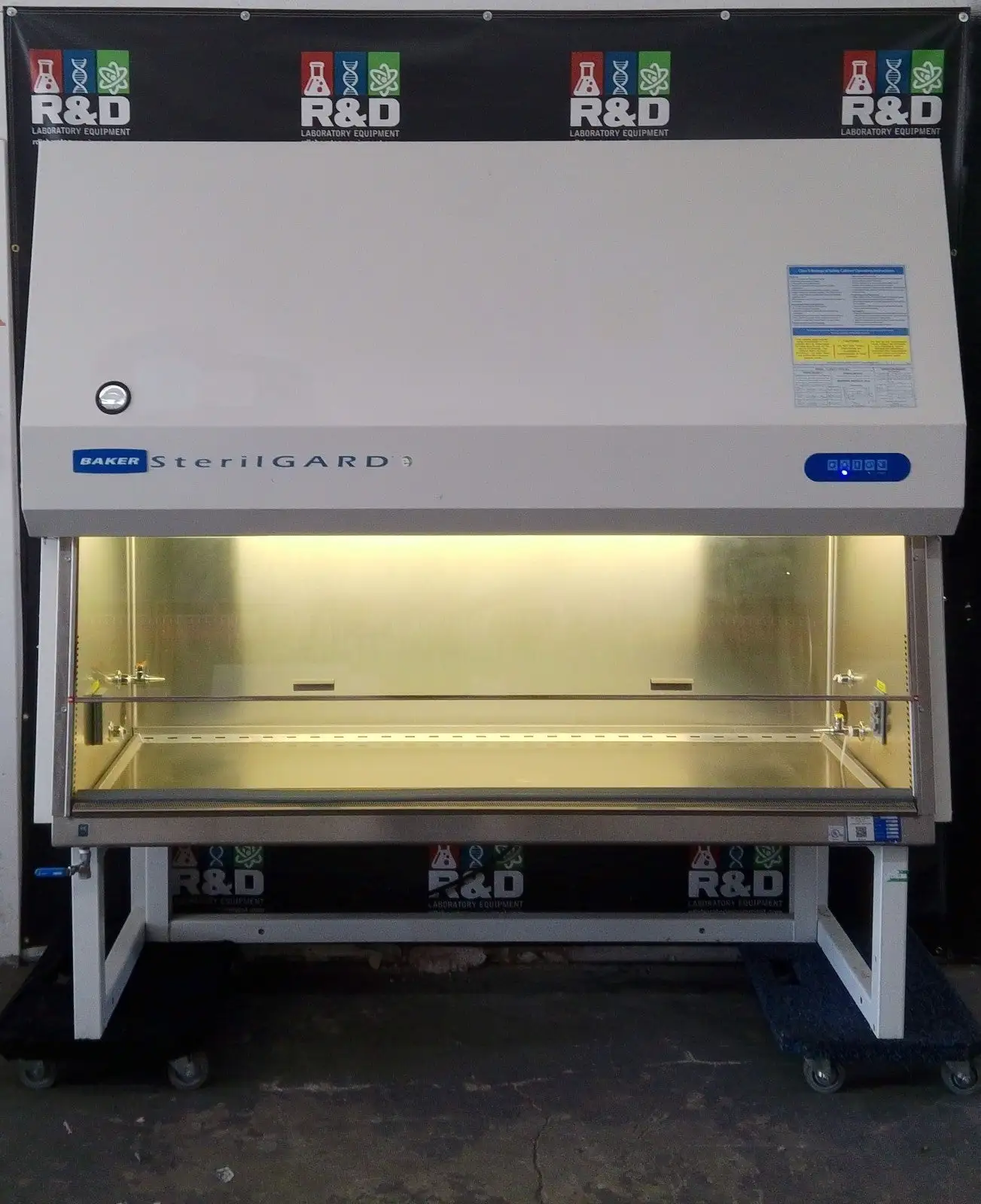Baker 6ft SG604 A2 Biosafety/ Biological Safety Cabinet w/Stand NO UV +Warranty