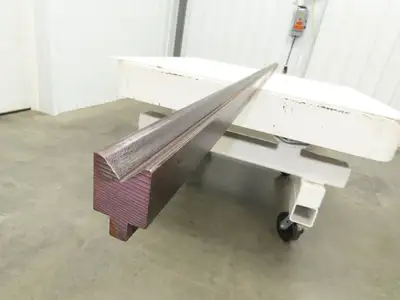 Press Brake Die 122-3/4" Long 90° 1" V With 1/2 x 5/8" Shank