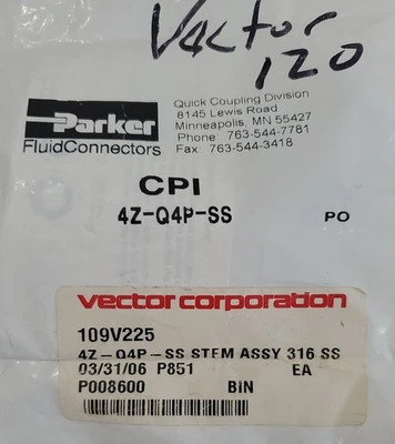 NEW Parker 4Z-Q4P-SS