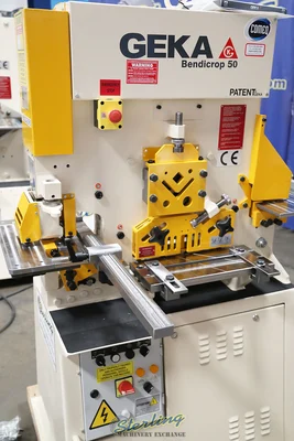 New | in-Stock GEKA BENDICROP 50 Ironworkers California US | Sterling Machinery Exchange #1465419
