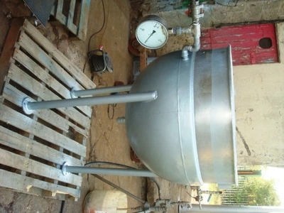 225L S/S Jacketed Pan With Lid