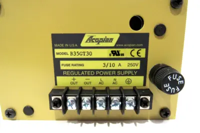 NEW ACOPIAN B35GT30 POWER SUPPLY