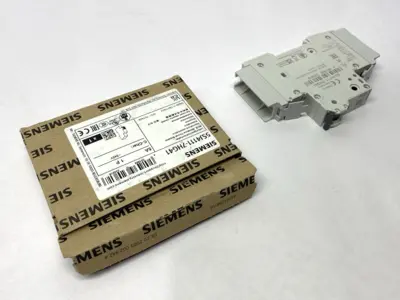 USED SIEMENS MINIATURE CIRCUIT BREAKER 1-POLE C-TRIP 240V 14KA 5A