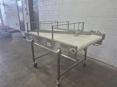 FMA 5 ft Flat Belt Conveyor
