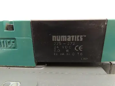 Numatics MK15 Pneumatic Solenoid Valve 3-Pos 24VDC Flexiblock 3-Station Manifold