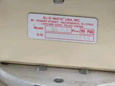 WA Kates HB11T-I Flow Rate Control Valve 1.5"NPT w/Actuator & Positioner