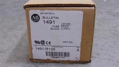 Allen Bradley 1491-R126 Fuse Block Assembly 1-30 Amps 600V 3 Pole New NIB