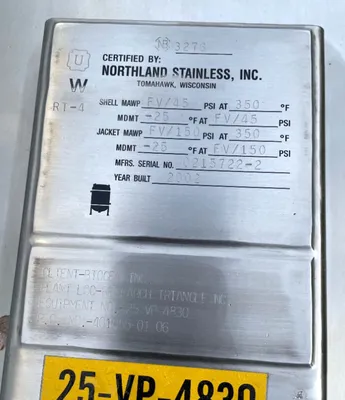 NORTHLAND STAINLESS 1500 GALLON STAINLESS STEEL REACTOR / FERMENTER REACTORS | EcReCon Inc (6)