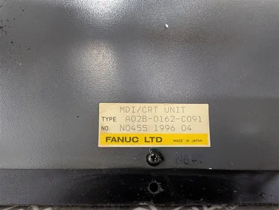 LCD Retrofit FANUC A02B-0162-C091 MDI/CRT Unit Operator Interface D12CM-05B Used