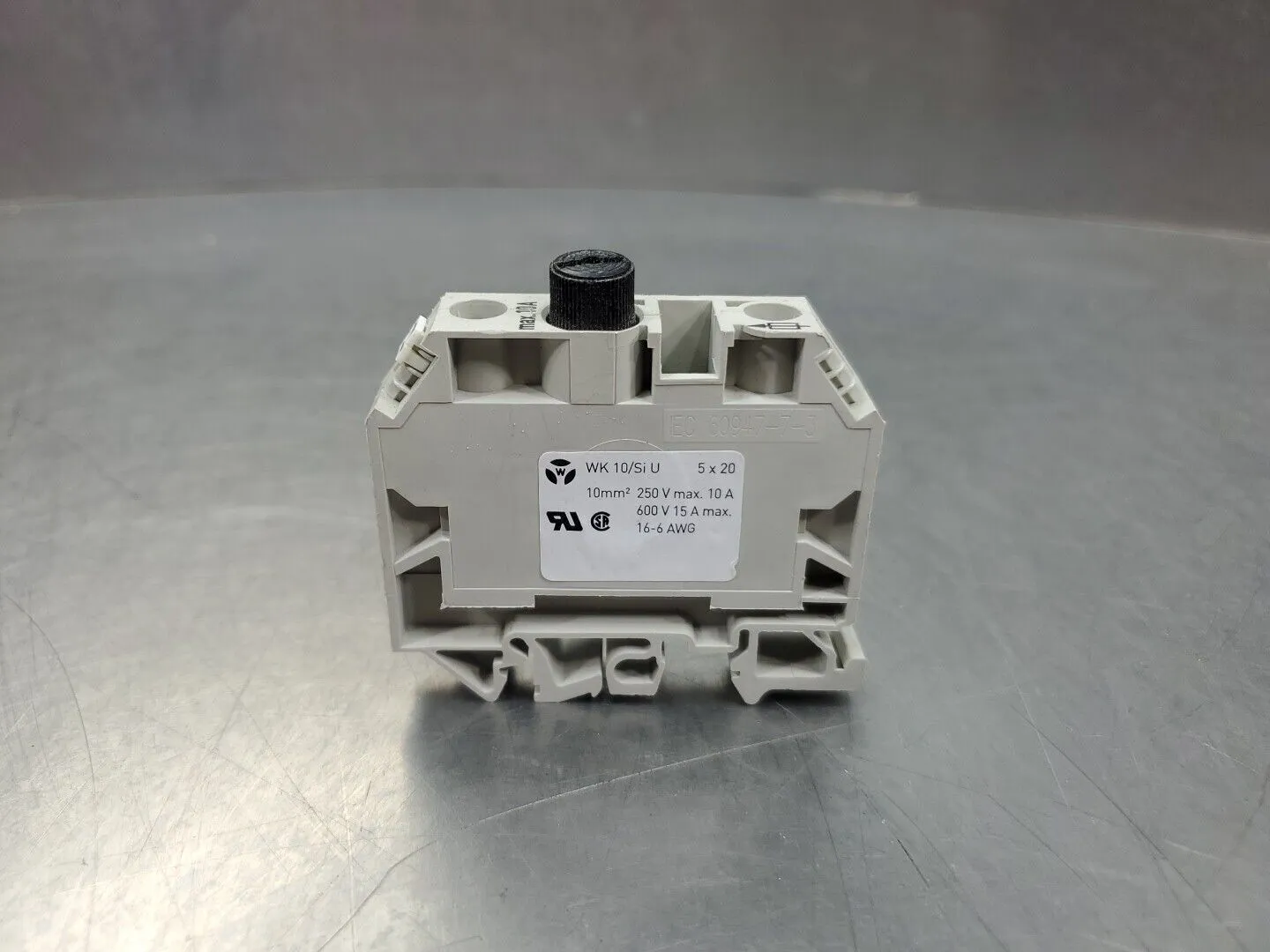 Wieland Electric WK 10/Si U 5x20 Fuse Terminal Block, WK10SiU5X20. 4E-35