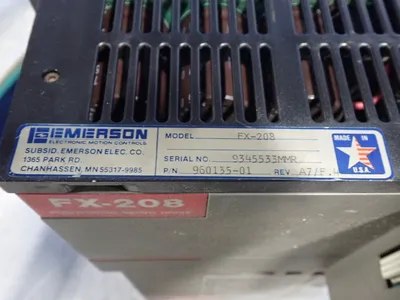 Used EMERSON FX208 Servo Drives Ohio US | HGR 24 #878549