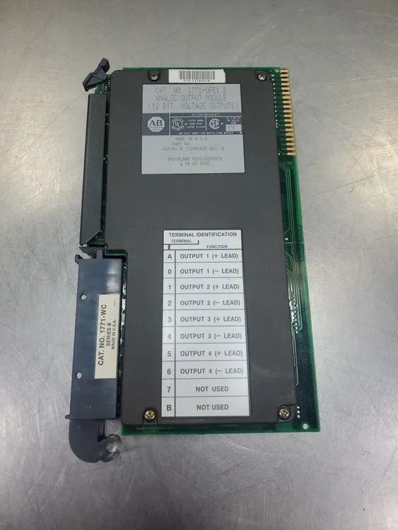 Used Allen-Bradley 1771-OFE1/B PLC Input & Output | Palmetto Automation #1156616